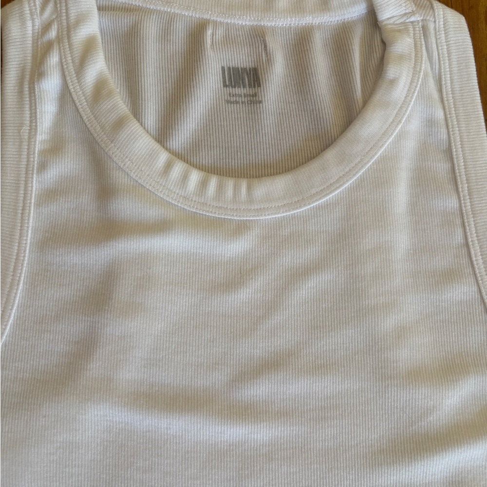 LUNYA Soft Modal Rib Underpin Racerback Tank - extra small - Picture 7 of 9